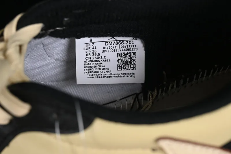 All categories Air Jordan Jordan series basketball shoes Air Jordan 1 Low Travis Scott x Air Jordan 1 Low OG AJ1 Joe 1 undercut low DM7866-201